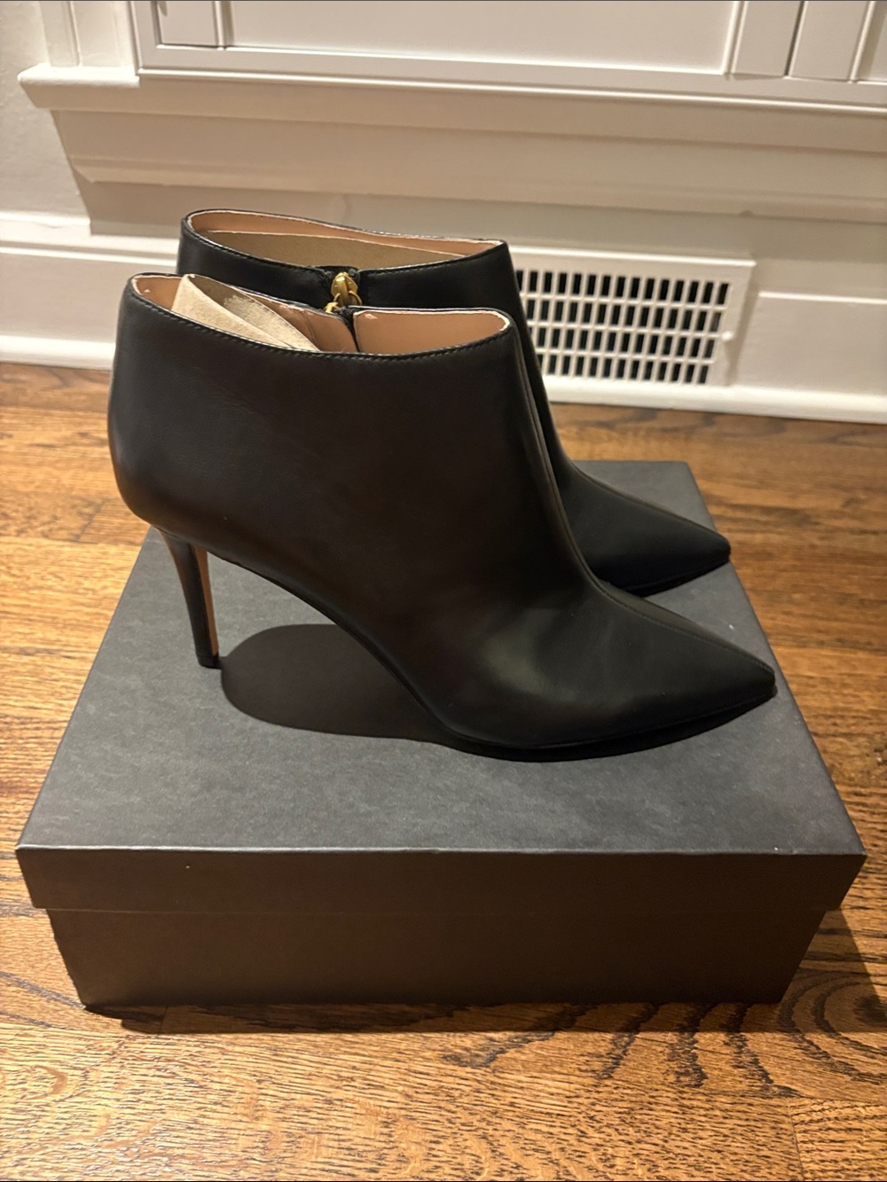 Jcrew leather low cut ankle boot
